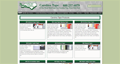 Desktop Screenshot of carolinatape.com