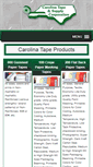 Mobile Screenshot of carolinatape.com